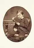 Portrait of Benjamin Brecknell Turner Jr. Reading by Benjamin Brecknell Turner, c. 1856. Department of Image Collections, National Gallery of Art Library.