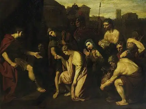The Continence of Scipio by Benjamin West