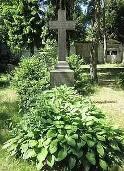 The grave of major general Albert von Bülow (1829-1892), Cemetery I of Trinity Church in Berlin-Kreuzberg.