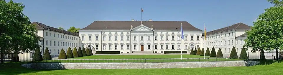 Image 21 Bellevue Palace Photograph: Taxiarchos228 Bellevue Palace is a palace (schloss) in Berlin's Tiergarten district, along the northern edge of the Großer Tiergarten park. Designed by architect Michael Philipp Boumann, Schloss Bellevue was erected in 1786 as a summer residence for Prince Augustus Ferdinand of Prussia. Variously used as a residence, museum, and guest house in subsequent decades, Bellevue was damaged heavily in World War II. Following substantial refurbishments, it has served as the secondary residence of the President of West Germany and official residence of the President of Germany.