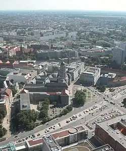 Aerial view with Molkenmarkt and Jüdenstraße, 2005