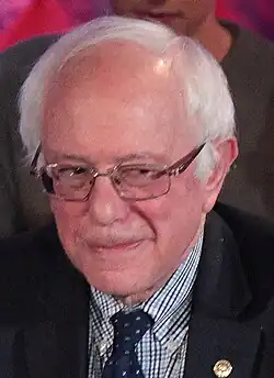 Sanders during the forum