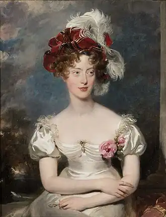 Portrait of the Duchess of Berry, 1825