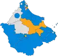 2003 results map