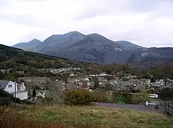 Bethesda & the Quarry in Winter.