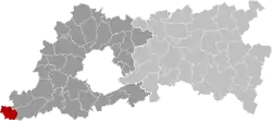 Location of Bever in Flemish Brabant