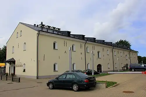 One of the preserved Citadel warehouses