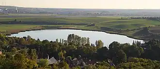 Lake Bindersee near Rollsdorf, Saxony-Anhalt