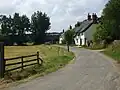 Road through Binsey village.