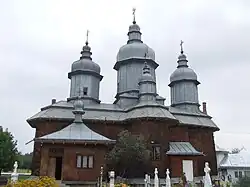 Wooden church in Topolița