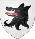 Boar's head erased