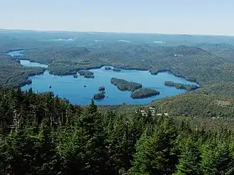Blue Mountain Lake in New York