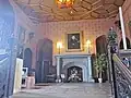 Bodelwyddan Castle, Entrance Staircase with Gothic detailing. c. 1802 and later.