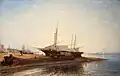 The seaside in Savona, 1880 The Russian Museum