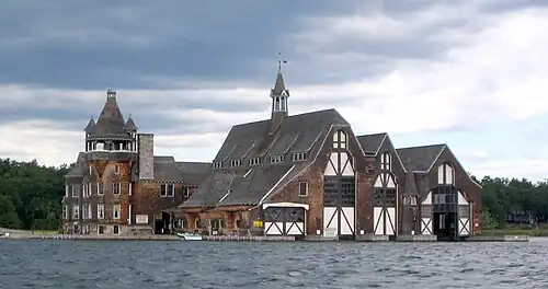 George C. Boldt Yacht House, Heart Island, Alexandria Bay, New York (1903)