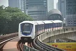 Kelana Jaya Line in Kuala Lumpur, Malaysia