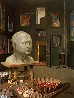 Boris Anrep's studio at the Cité fleurie by Pierre Roy.