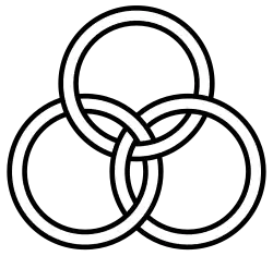 Borromean rings.