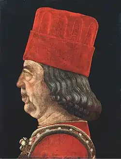 Borso d'Este, the first Duke of Ferrara, Modena and Reggio
