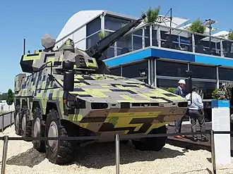 Skyranger 30; this was ordered by the Bundeswehr in 2024 and will be a key component of the Bundeswehr's Nah- und Nächstbereichsschutz (short- and very-short-range air defence: NNbS)
