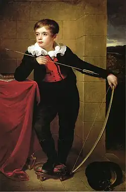 Rembrandt Peale, 1812. American boy wearing special boy's suit