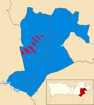 2011 results map