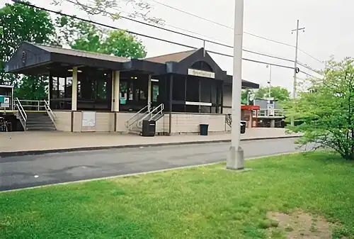 The station house prior to renovations.