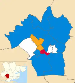 2011 results map