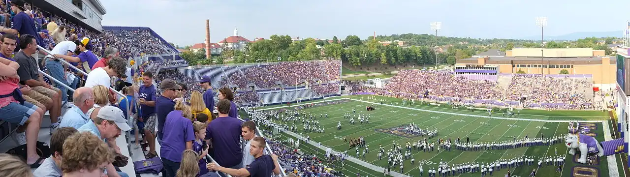 A panorama of the stadium before 2013