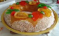 Southern French style gâteau des rois
