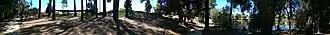 A panoramic view of Broadway park