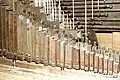 Wooden pipes of the Brustpositiv: Plockfloit and Gedact