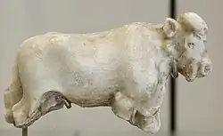 Bull sculpture, Jemdet Nasr period, c. 3000&nbsp;BC
