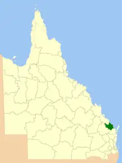 Location within Queensland