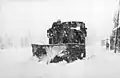 HF130C locomotive with snow plow
