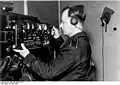 Radio being repaired in 1943