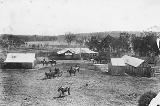 Bungaban Station homestead, circa 1880