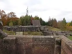 Ruins of Eisenberg Castle near Korbach