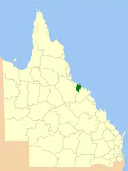 Location within Queensland