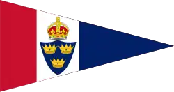 Burgee of the Royal Munster Yacht Club (pre–1966)