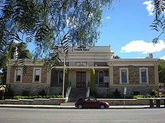 Burra Town Hall in the Hundred of Kooringa