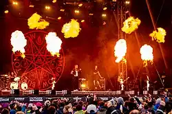 Bury Tomorrow performing at Southside Festival in 2024