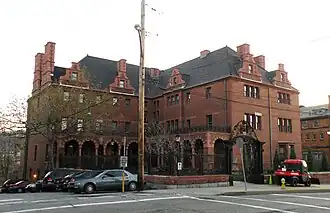 Byers-Lyons House, built in 1898, in the Allegheny West neighborhood of Pittsburgh, Pennsylvania.