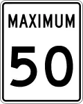 RB-1 Maximum speed limit (federal standard) (ex: 50&nbsp;km/h)