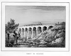 The Malaunay viaduct