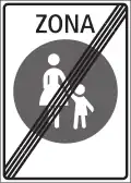 2.59.4b End of pedestrian area (Italian variant)