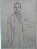 Portrait d'Alphonse de Lamartine