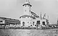 Harbor office in Surabaya and memorial on the occasion of the visit of Governor General Fock (September, 1922)