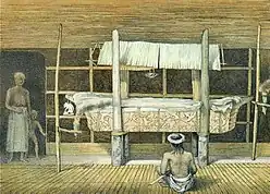 Image 43Canoe-sarcophagus of the Dayak: a burial that recalls the Malagasy tradition that former Ntaolo Vazimba and Vezo buried their dead in canoe-sarcophagi in the sea or in a lake (from History of Madagascar)