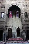 One of the lateral iwans of the main courtyard (north side)